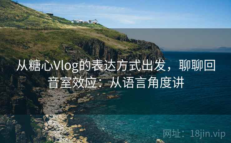从糖心Vlog的表达方式出发,聊聊回音室效应:从语言角度讲